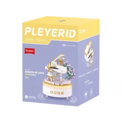 صندوق موسيقى PLEYERID سوناتا الحب، صندوق موسيقي خشبي يدوي، هدية لها