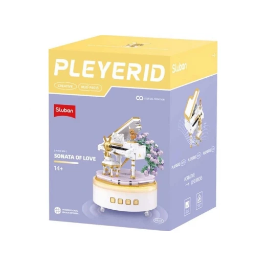 صندوق موسيقى PLEYERID سوناتا الحب، صندوق موسيقي خشبي يدوي، هدية لها - بلييريد - Image 2