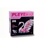 PLEYERID Swans with Lighting Building Block Set, Featuring 932 Pieces for Creative Construction and Display, Ideal Gift for Adults and Children, Detailed Design and Easy Assembly - Pleyerid