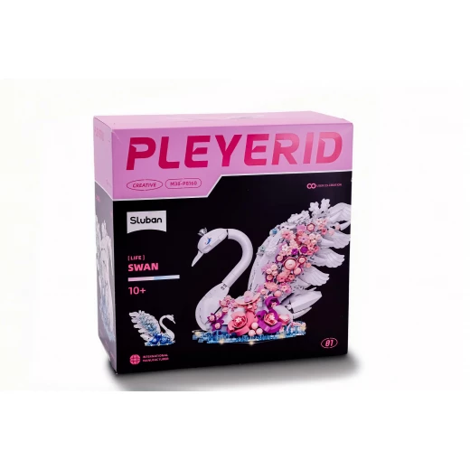 PLEYERID Swans with Lighting Building Block Set, Featuring 932 Pieces for Creative Construction and Display, Ideal Gift for Adults and Children, Detailed Design and Easy Assembly - Pleyerid - Image 2