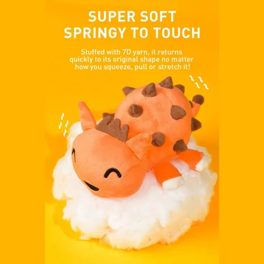 Mideer Adorable Stuffed Animal The Little Ankylosaur for Kids Age 3 Plus, Soft Plush Toy, Perfect for Cuddling and Playtime, 10 Inches Tall, Great Gift Idea - MIDEER - Image 3