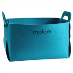 Mideer Toy Storage Bag Blue Designed for Ages 3+ Durable and Spacious Organizer Perfect for Children's Toys Featuring a Convenient Handle for Easy Transport 1 Bag Included - MIDEER