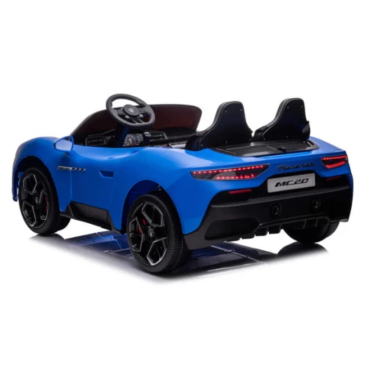 سيارة مازيراتي MC20 مرخصة للركوب تعمل بالتحكم عن بعد لون أزرق بطارية 12 فولت - مازيراتي - Image 5