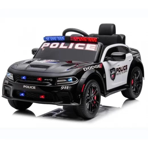 دودج تشارجر SRT هيلكات ريدآي وايدبودي سيارة شرطة سوداء 12 فولت - دودج - Image 5