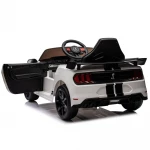 سيارة فورد موستانج شيلبي GT500 للركوب، مرخصة كهربائية 12 فولت، تحكم عن بعد، أبيض - فورد