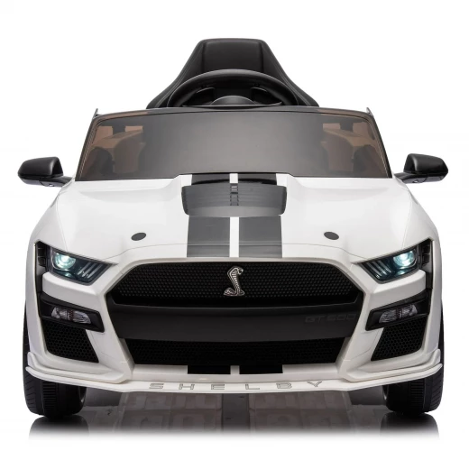 سيارة فورد موستانج شيلبي GT500 للركوب، مرخصة كهربائية 12 فولت، تحكم عن بعد، أبيض - فورد - Image 5
