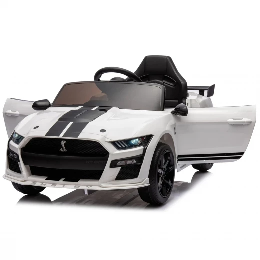 سيارة فورد موستانج شيلبي GT500 للركوب، مرخصة كهربائية 12 فولت، تحكم عن بعد، أبيض - فورد - Image 6