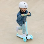Bold Cube Teeny Kids Scooter Three Wheel Lean to Steer Blue 3 to 6 Years - Bold cube