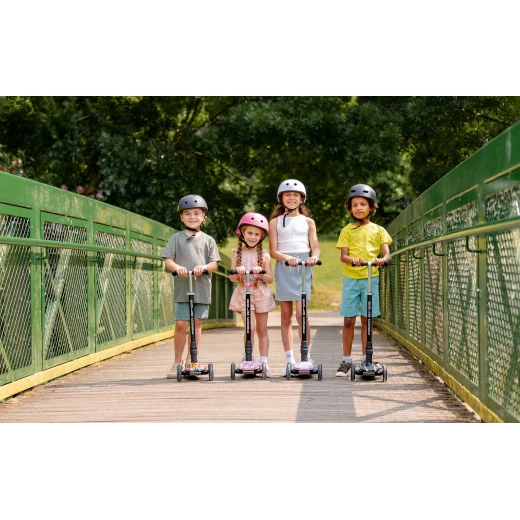 Boldcube Big 3 Wheel Scooter Crystal Rubix for Kids 5-10 Years Old, LED Wheels - Bold cube - Image 4