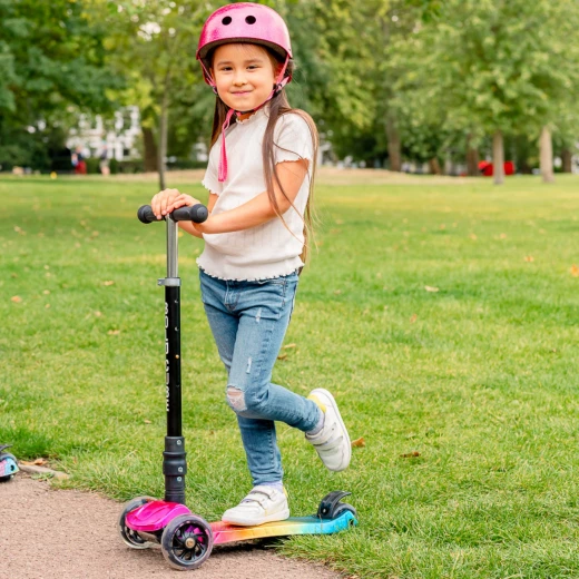 Boldcube Big 3 Wheel Scooter Candyfloss Pink 5-10 Years Kids Ride - Bold cube - Image 4