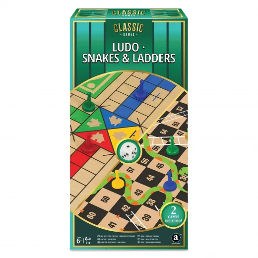 Ambassador Classic 2 in 1 Ludo and Snakes & Ladders Board Game Set for Family Fun - Ambassador - Image 2