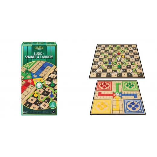 Ambassador Classic 2 in 1 Ludo and Snakes & Ladders Board Game Set for Family Fun - Ambassador - Image 3