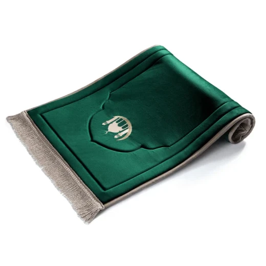 Urban Rugs Emerald Green Embroidery Prayer Mat - Urban Rugs - Image 3