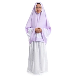 Urban Rugs Lilac Stars Islamic Kids Prayer Wear
