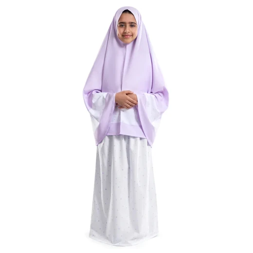 Urban Rugs Lilac Stars Islamic Kids Prayer Wear