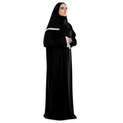 ملابس الصلاة الإسلامية سيلين كريpe قطعة واحدة مقاس واحد للنساء من أوربان روجز الأردن