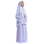 أحذية الصلاة الإسلامية للأطفال من أوربان روجز جوردان بتصميم ديزي بلوم للأعمار من 9 إلى 12 سنة، قماش مايكروفايبر مطبوع ناعم قطعتين - اربن رجز