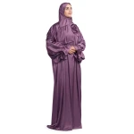 Urban Rugs Mauve Satin Islamic Prayer Wear - Urban Rugs