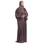 Urban Rugs Mocha Satin Islamic Prayer Wear – Olive - Urban Rugs