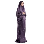 Urban Rugs Grape Satin Islamic Prayer Wear - Urban Rugs