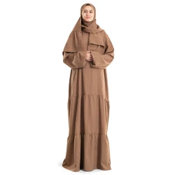 Urban Rugs Caramel Flowy Islamic Prayer Wear