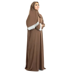 Urban Rugs Cocoa Lace Islamic Prayer Wear
