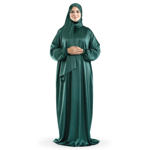 اربن رجز ذا كلاسيك ملابس الصلاة الإسلامية الكلاسيكية زمردي عميق - اربن رجز - Image 3