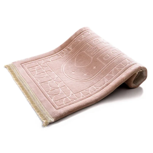 Urban Rugs Blush Pink Emboss Prayer Mat - Urban Rugs - Image 2