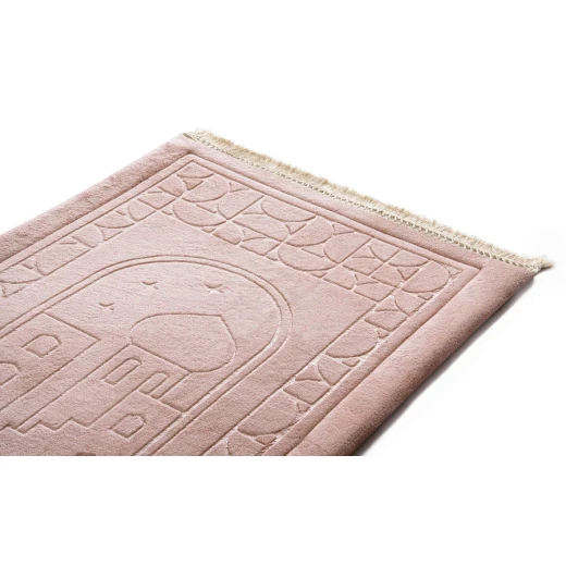 Urban Rugs Blush Pink Emboss Prayer Mat - Urban Rugs - Image 3