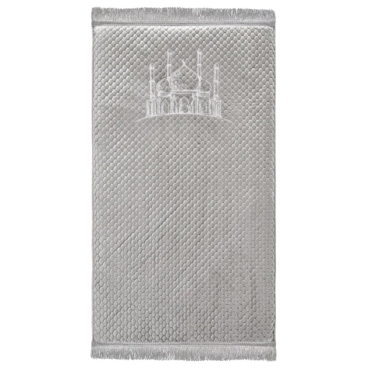 Urban Rugs Royal Silver Memory Foam Medical Prayer Mat