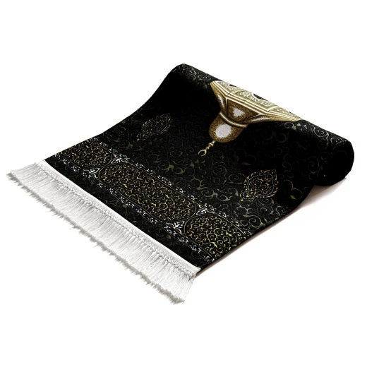 Urban Rugs Royal MaQam Naseej Prayer Mat – Black - Urban Rugs - Image 2
