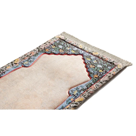 Urban Rugs Andalus Flowers Premium Prayer Mat – White - Urban Rugs - Image 3