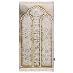 Urban Rugs Elite Moroccan Premium Padded Prayer Mat 120x64 cm Velvety Soft Foam Cushioning