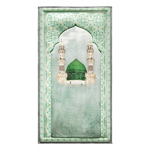 سجاد صلاة فاخر من أوربان رغز المسجد النبوي مبطن بمقاس 120x68 سم بنسيج مخملي ناعم سجاد صلاة فاخر من أوربان رغز المسجد النبوي مبطن بمقاس 120x68 سم بنسيج مخملي ناعم