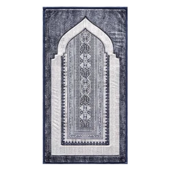 Urban Rugs Arabian Arch Premium Prayer Mat – White