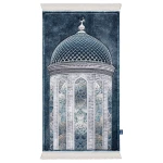 Urban Rugs Crystal Dome Premium Prayer Mat – White - Urban Rugs