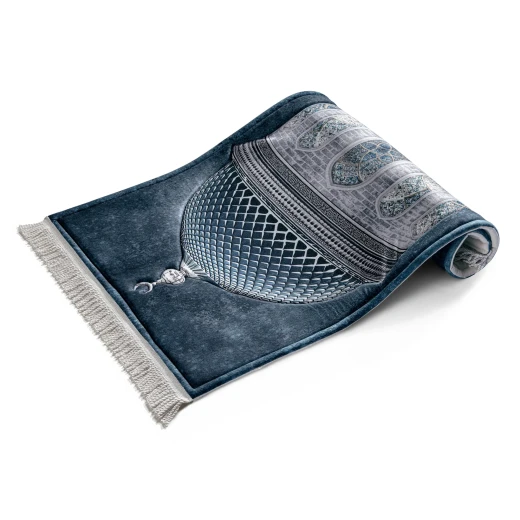 Urban Rugs Crystal Dome Premium Prayer Mat – White - Urban Rugs - Image 2