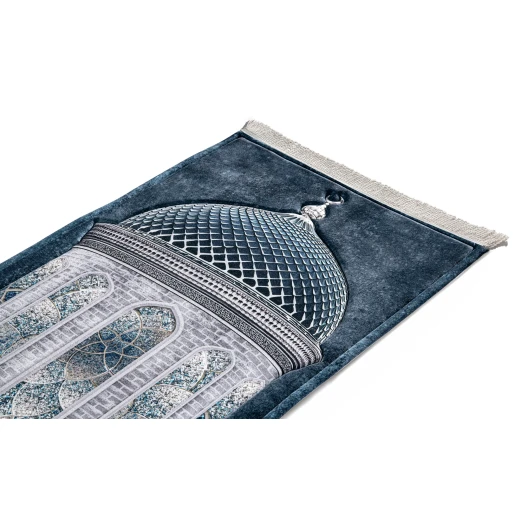 Urban Rugs Crystal Dome Premium Prayer Mat – White - Urban Rugs - Image 3