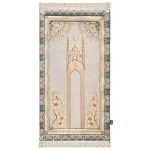 Urban Rugs Stained Glass Premium Prayer Mat – White - Urban Rugs