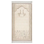 Urban Rugs Makkah Premium Prayer Mat – White - Urban Rugs