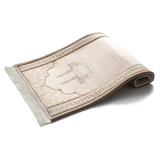 Urban Rugs Makkah Premium Prayer Mat – White - Urban Rugs - Image 2