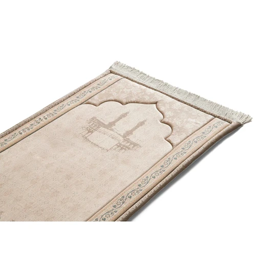 Urban Rugs Makkah Premium Prayer Mat – White - Urban Rugs - Image 3