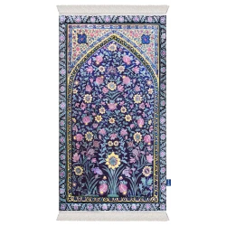 سجاد حضري سجادة صلاة بريميوم بلوسومز نيلي