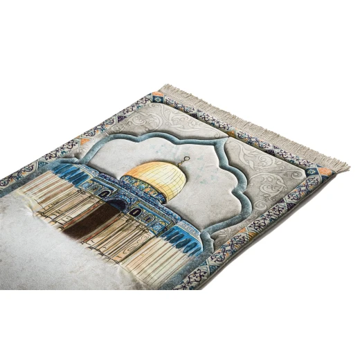 Urban Rugs Dome of the Rock Premium Prayer Mat - Urban Rugs - Image 3