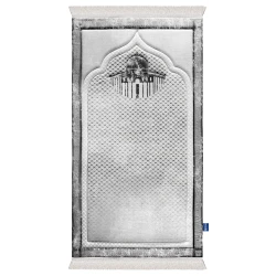 Urban Rugs Palestinian Kufiya Premium Prayer Mat – White