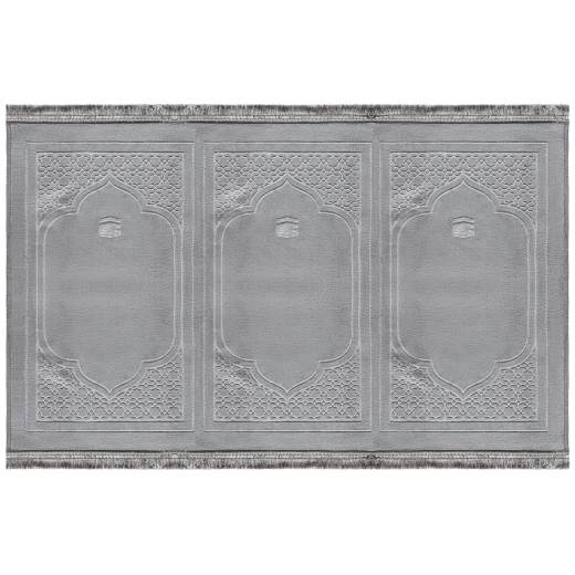 Urban Rugs Trio Grey Jama'ah Prayer Mat Urban Rugs Trio Grey Jama'ah Prayer Mat