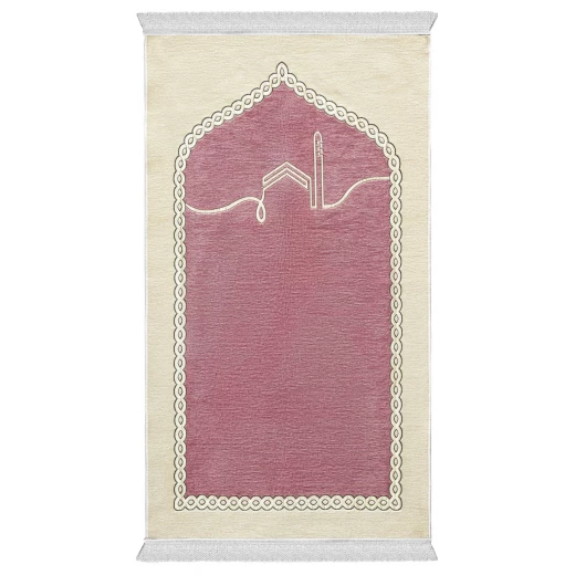 سجادة صلاة الكعبة المقوسة غير مبطنة من أوربان رغز الأردن بتصميم تقليدي ناعم وخفيف 125x69 سم سجادة صلاة الكعبة المقوسة غير مبطنة من أوربان رغز الأردن بتصميم تقليدي ناعم وخفيف 125x69 سم