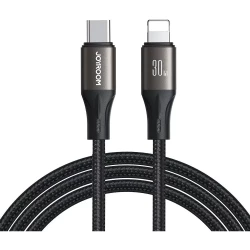 JOYROOM S A25 Lightning to USB C Fast Charging Cable 1.2M 30W Black