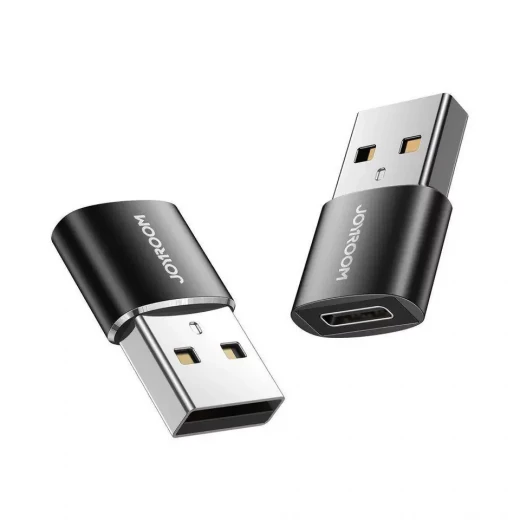 محول Joyroom S H152 USB Type C إلى USB 2.0 أسود نقل بيانات 5 جيجابت في الثانية محول Joyroom S H152 USB Type C إلى USB 2.0 أسود نقل بيانات 5 جيجابت في الثانية