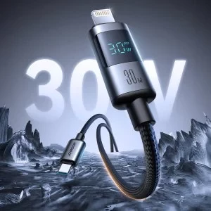 كابل جوي روم S-A16 برو بريزم سلسلة USB-C إلى لايتنينج 1.2 متر أسود - جوي روم - Image 2